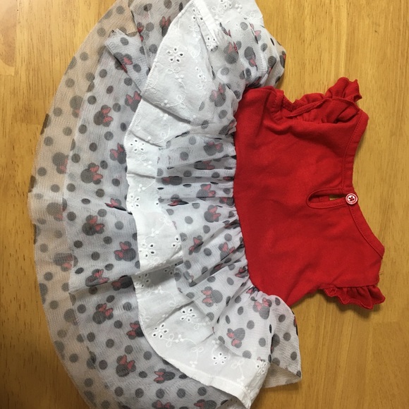 Minnie Mouse 0-3 Month Baby Girl Shirts Pack of 3 - Picture 8 of 8